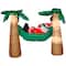 6ft. Airblown® Inflatable Christmas Santa in Hammock Scene